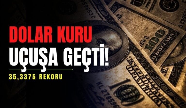 Dolar Yükselişte, Rekor Kırmaya Devam Ediyor