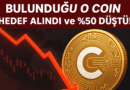 Türk Yatırımcıların da Bulunduğu O Coin Hedef Alındı ve %50 Düştü!