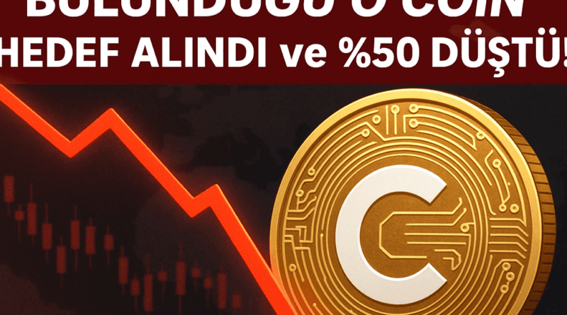 Türk Yatırımcıların da Bulunduğu O Coin Hedef Alındı ve %50 Düştü!