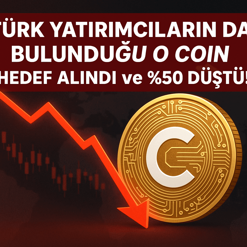 Türk Yatırımcıların da Bulunduğu O Coin Hedef Alındı ve %50 Düştü!