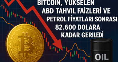 Bitcoin, Yükselen ABD Tahvil Faizleri ve Petrol Fiyatları Sonrası 82.600 Dolara Kadar Geriledi